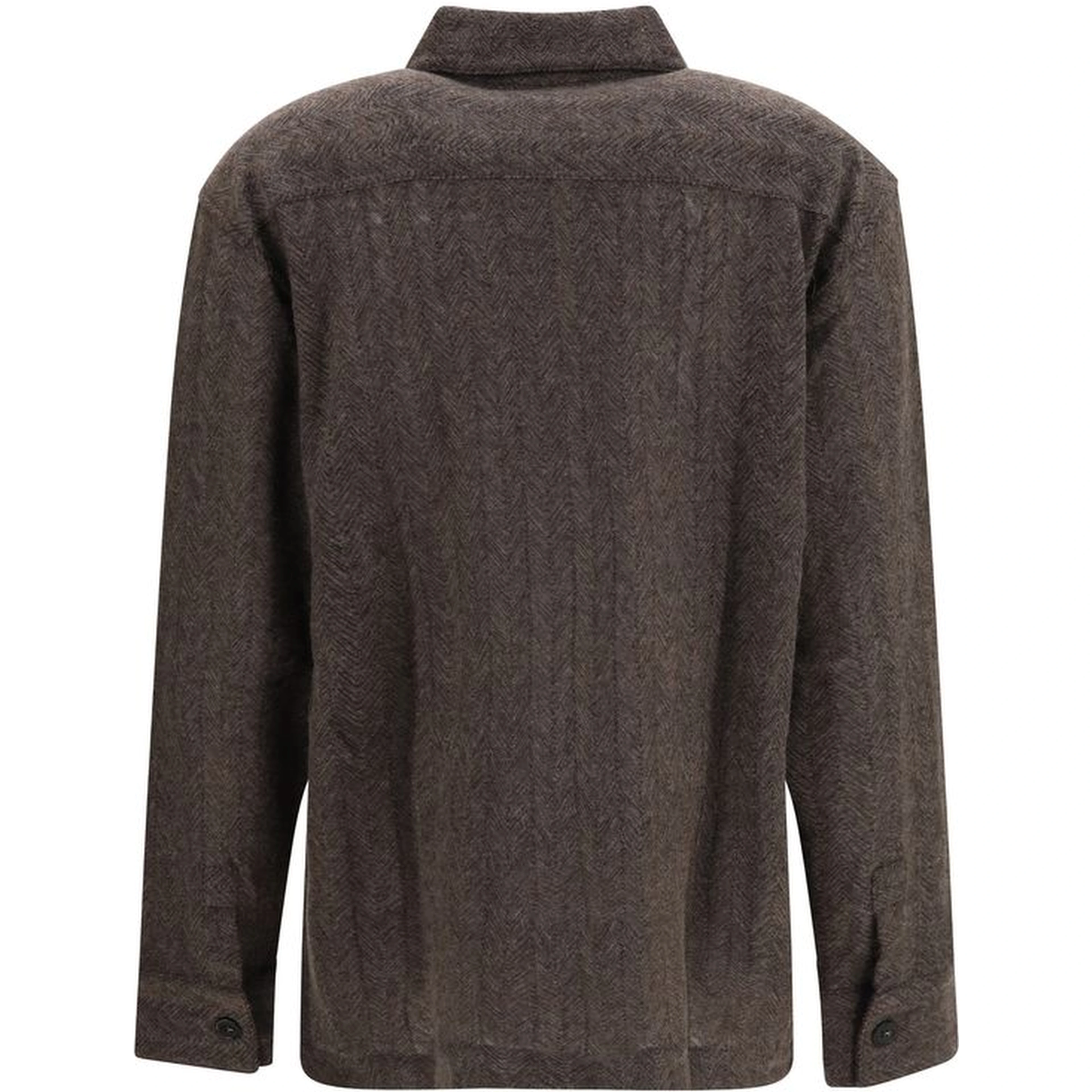 Brown Cashmere Dress Shirt