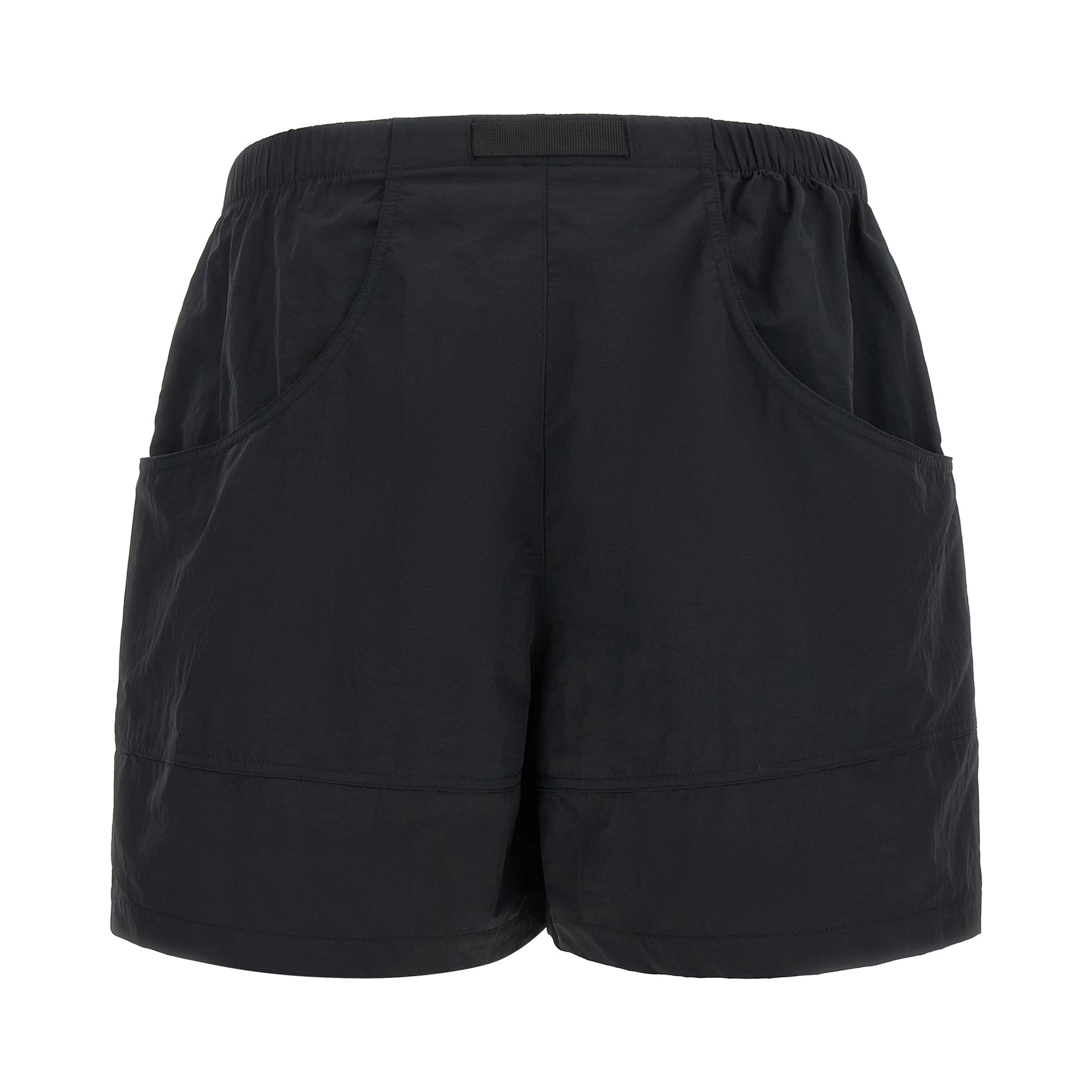 Black Nylon Bermuda Shorts