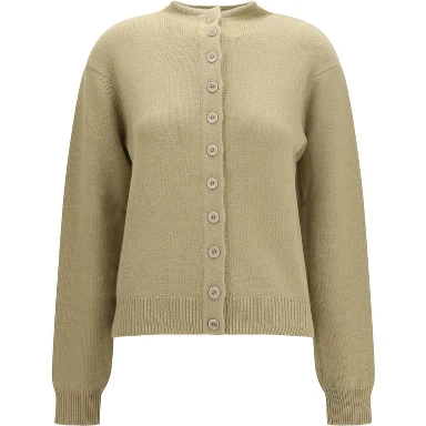 Beige Cashmere Cardigan