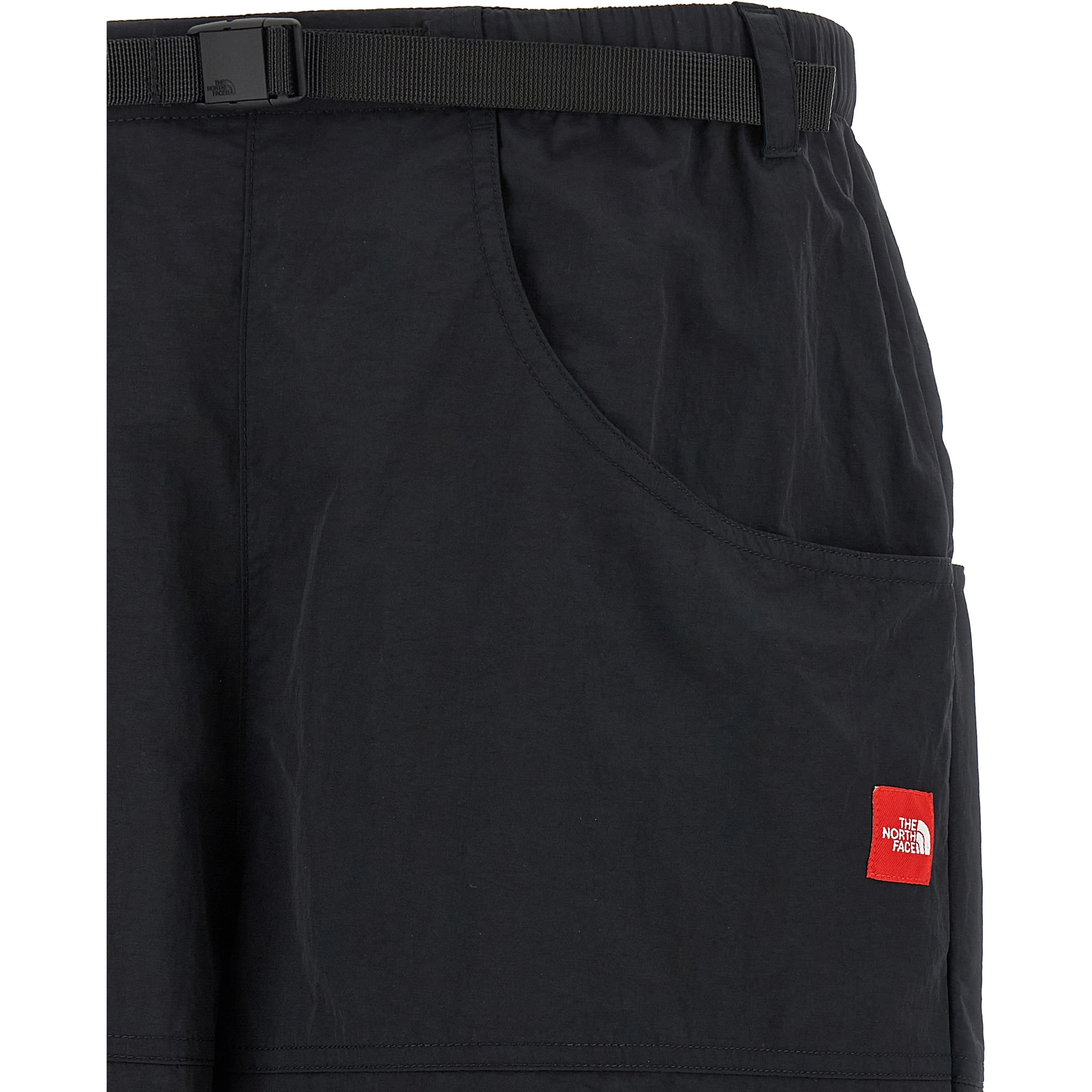 Black Nylon Bermuda Shorts