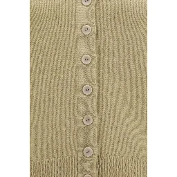 Beige Cashmere Cardigan