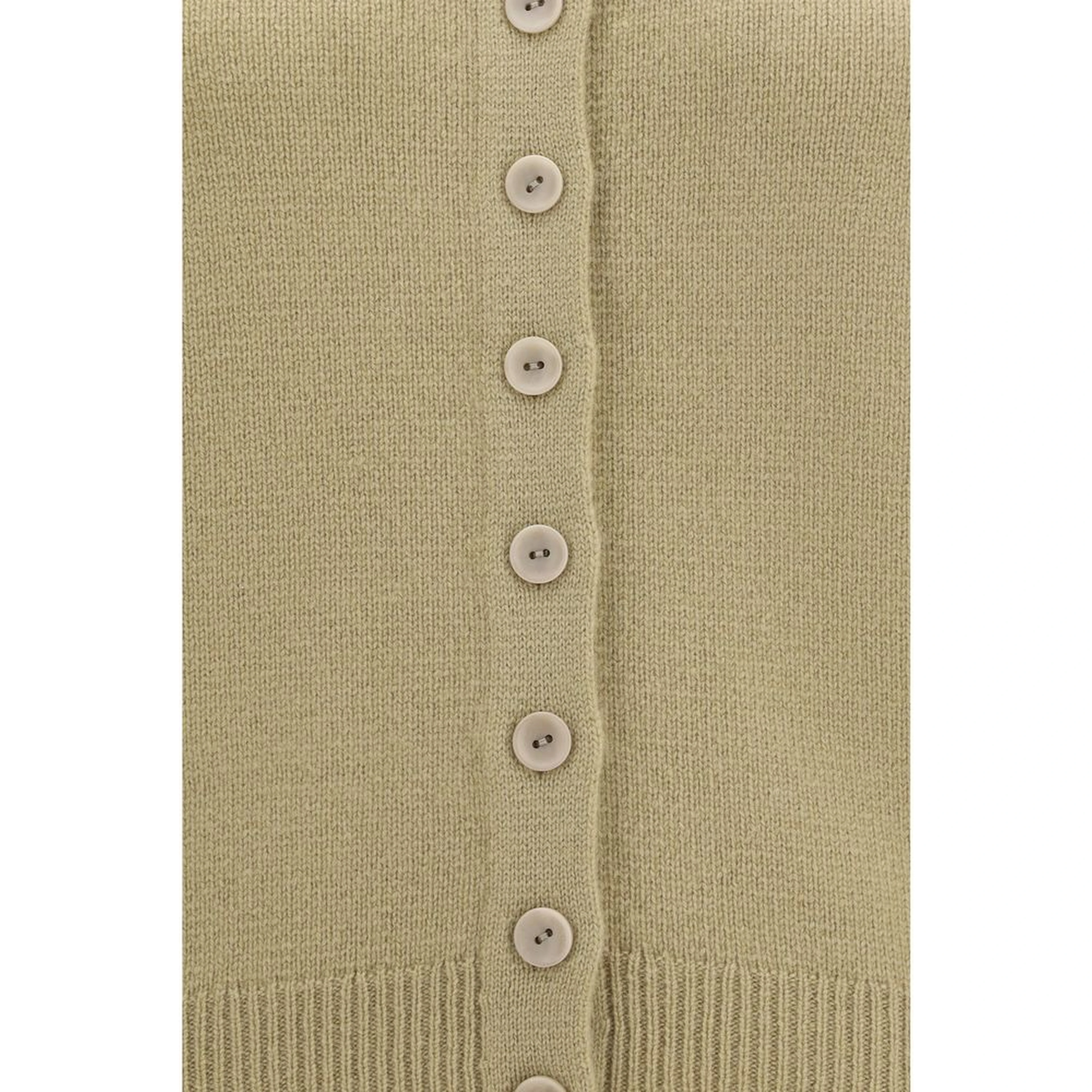 Beige Cashmere Cardigan