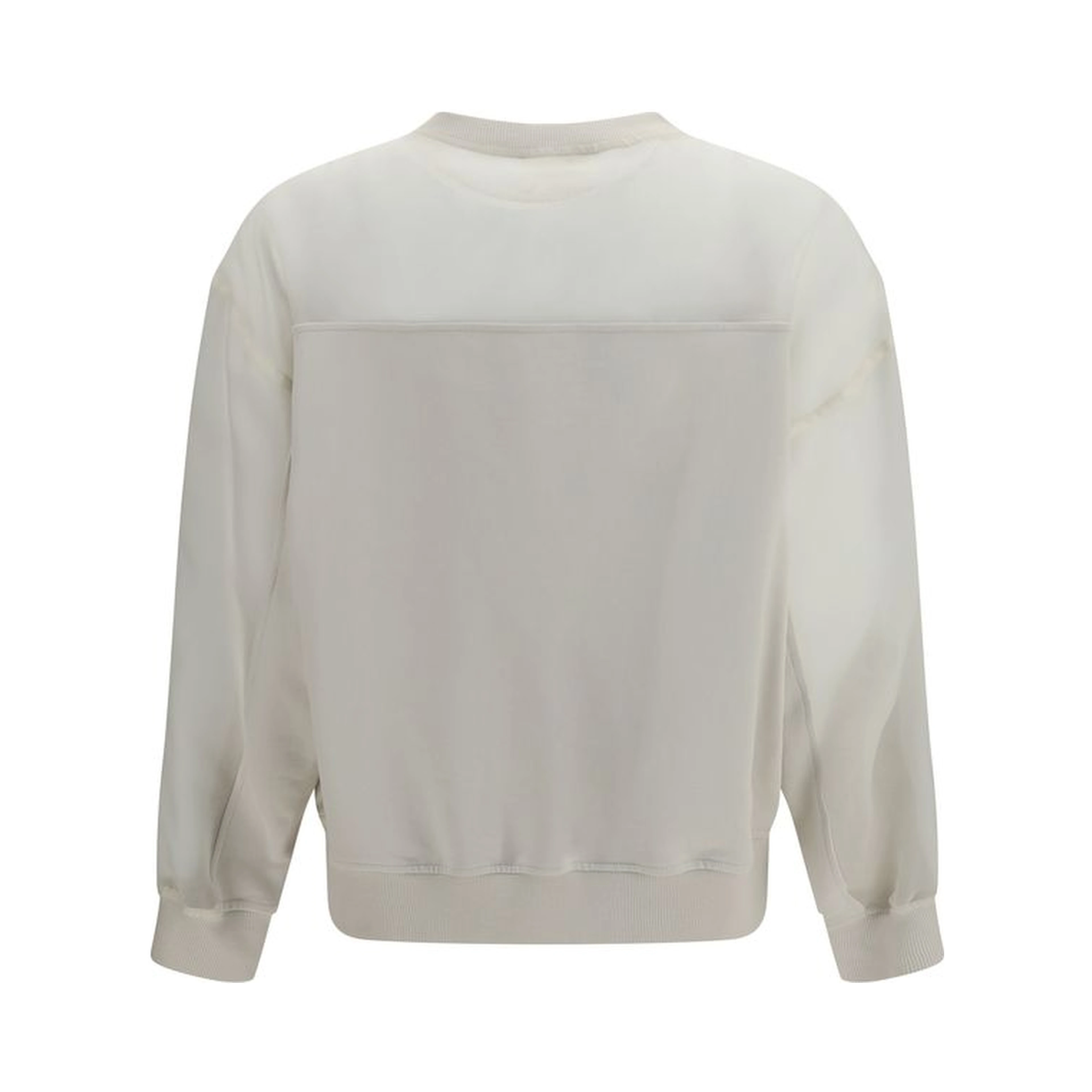 White Cotton Sweatshirt