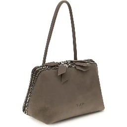 Gray Calf Leather Bos Taurus Shoulder Bag
