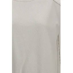 White Cotton Sweatshirt