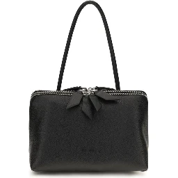 Black Calf Leather Bos Taurus Shoulder Bag