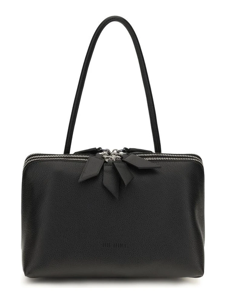 Black Calf Leather Bos Taurus Shoulder Bag