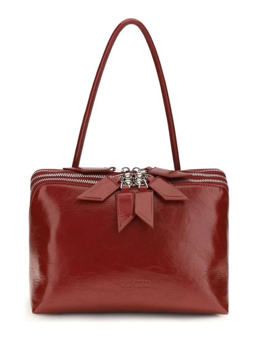 Red Calf Leather Bos Taurus Shoulder Bag