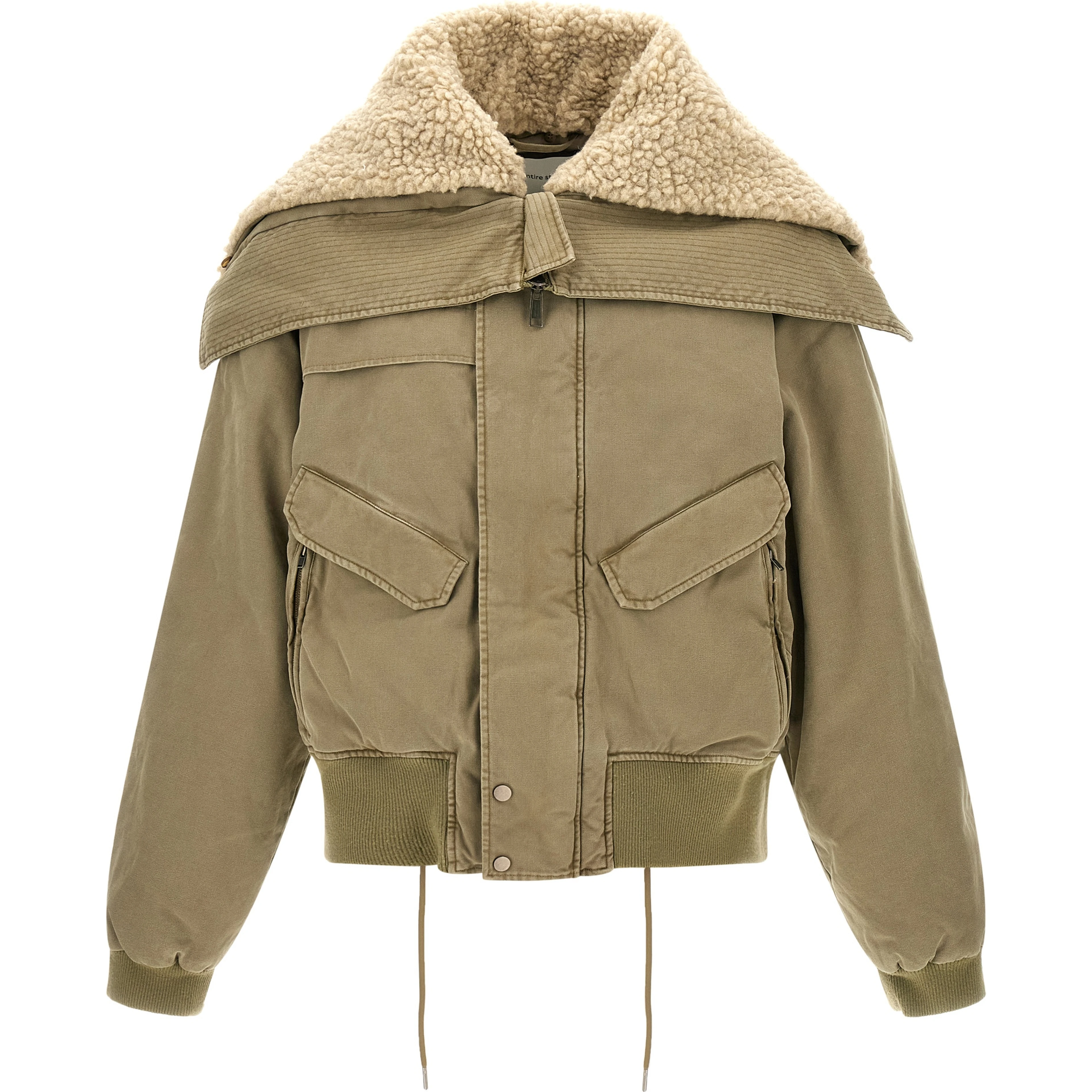 Bicolor Cotton Bomber