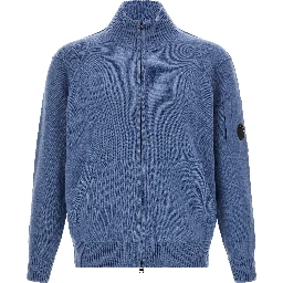 Blue Wool Cardigan
