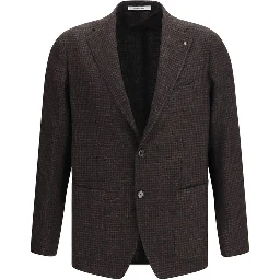 Brown Wool Oves Aries Blazer