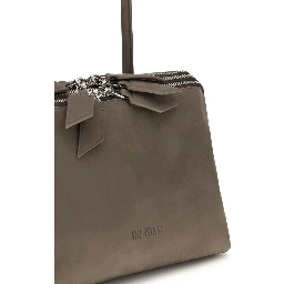 Gray Calf Leather Bos Taurus Shoulder Bag