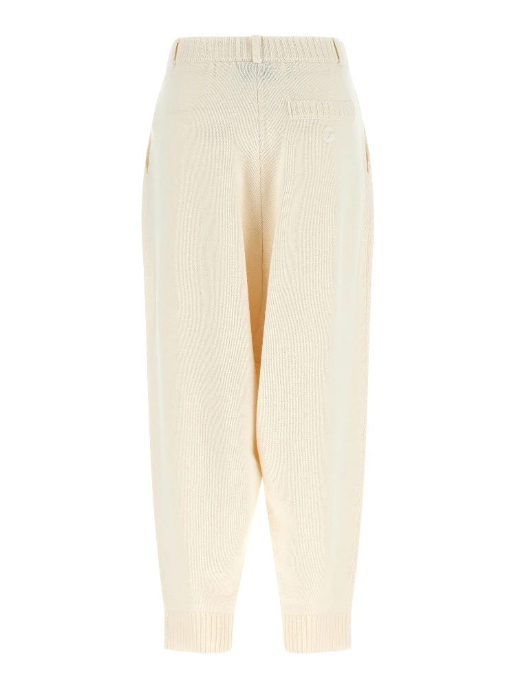 White Wool Casual Pants alternative