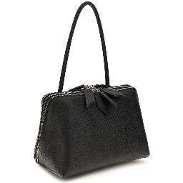 Black Calf Leather Bos Taurus Shoulder Bag