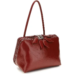 Red Calf Leather Bos Taurus Shoulder Bag