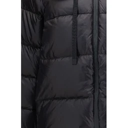 Black Polyamide Full-Length Jacket