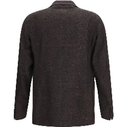 Brown Wool Oves Aries Blazer