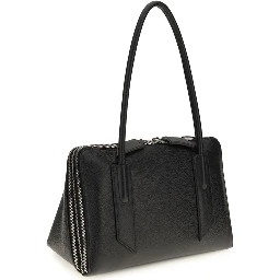 Black Calf Leather Bos Taurus Shoulder Bag