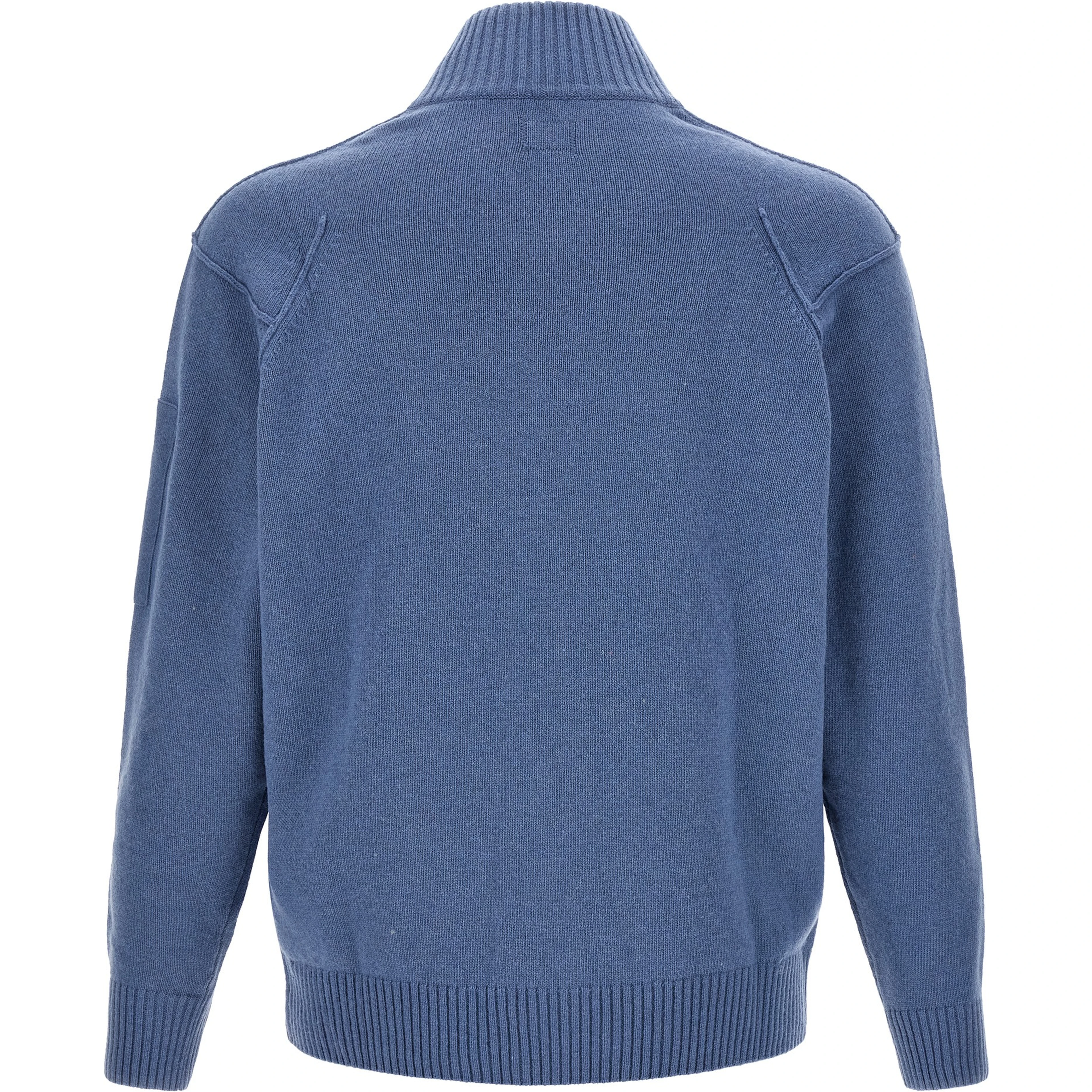 Blue Wool Cardigan