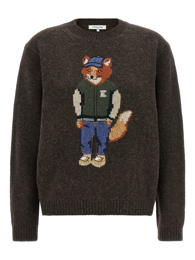 Brown Wool Cardigan