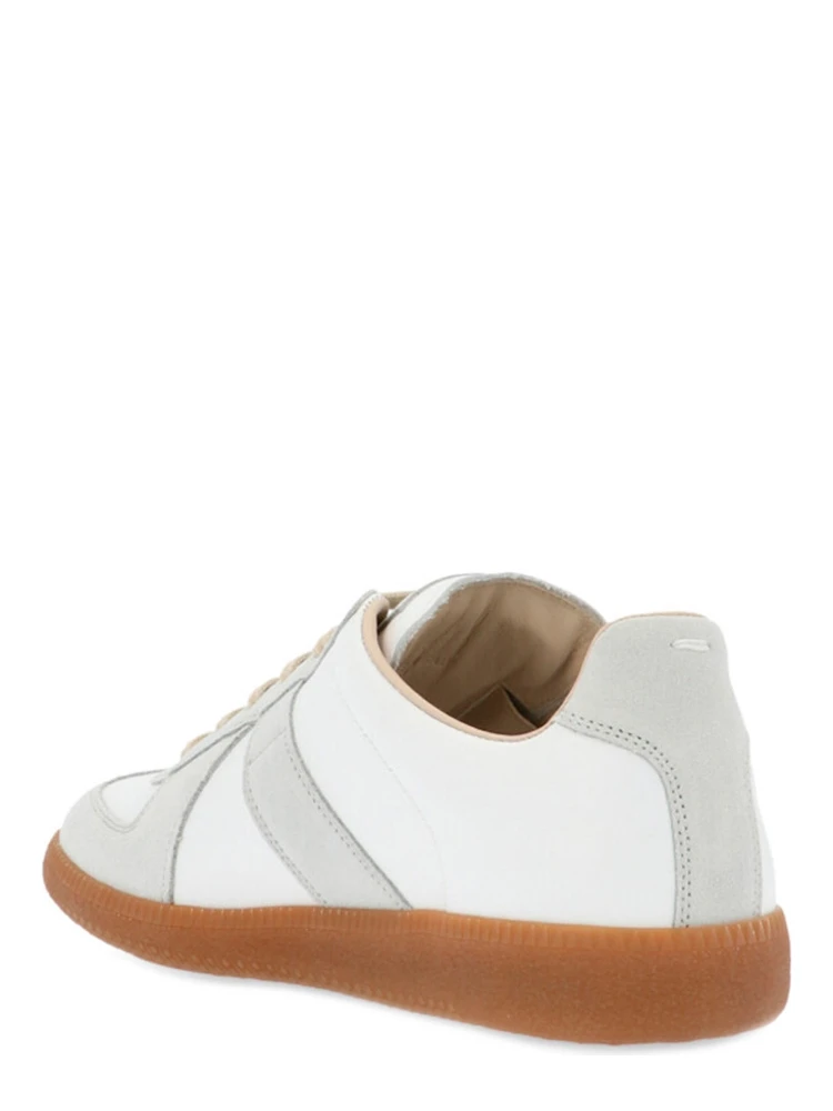 White Polyvinyl Low Top Sneakers alternative