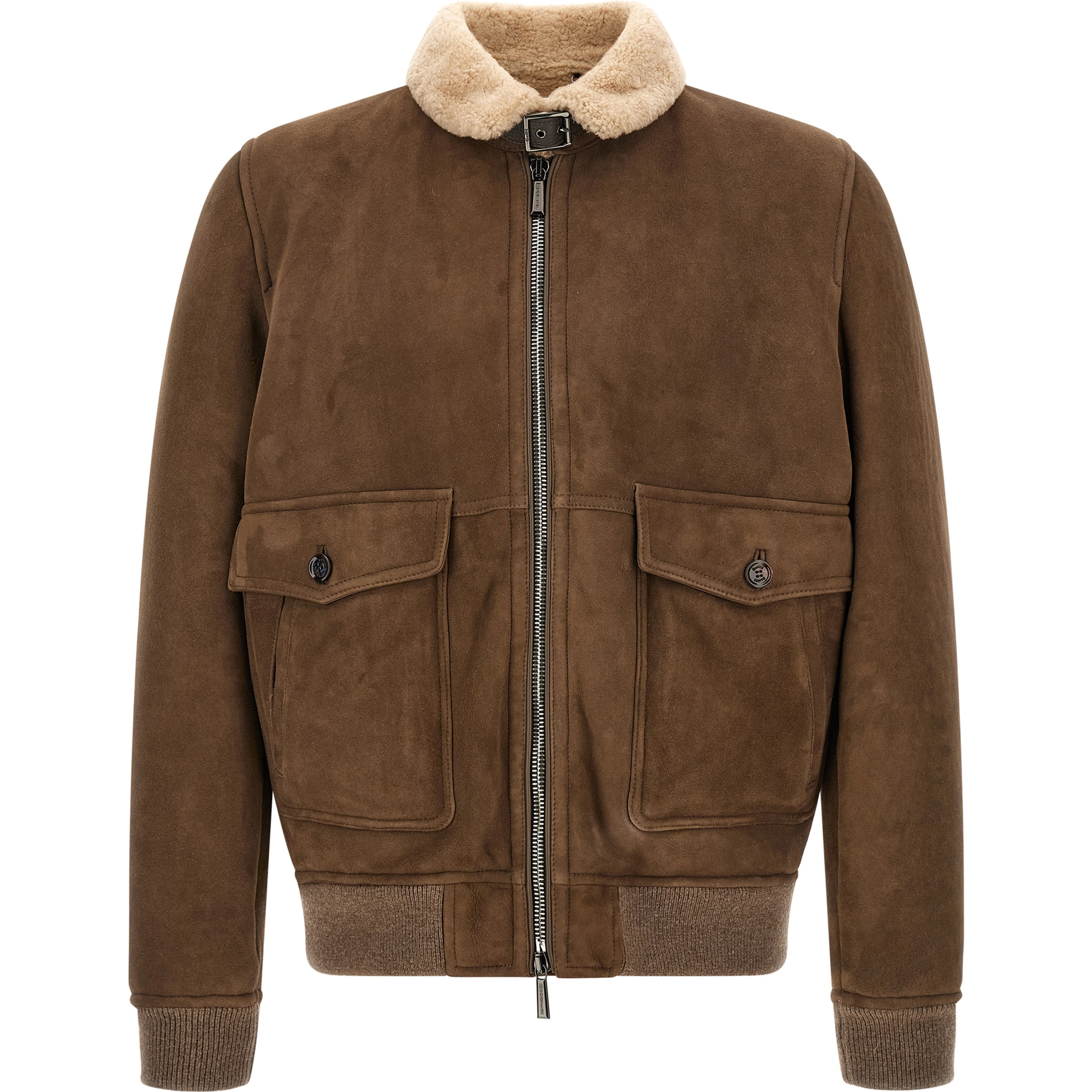 Brown Wool Bomber