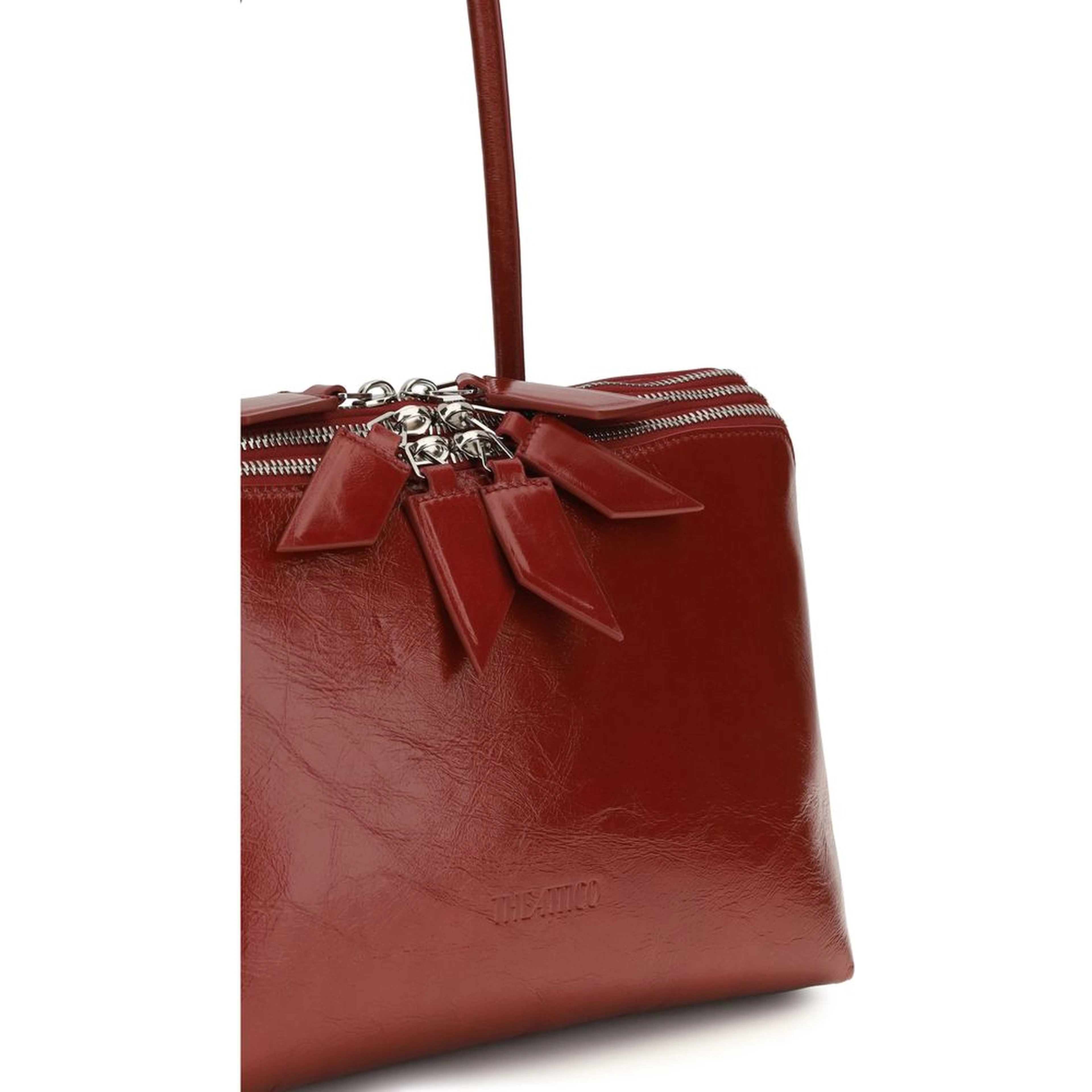 Red Calf Leather Bos Taurus Shoulder Bag