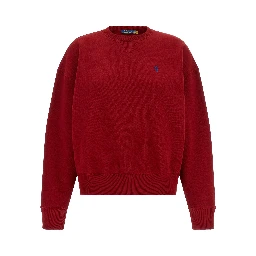 Red Cotton Sweatshirt