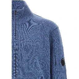 Blue Wool Cardigan