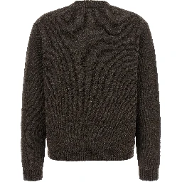 Brown Wool Cardigan