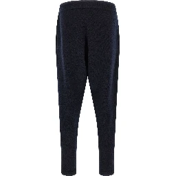 Blue Merino Wool Joggers (Workout Pants)