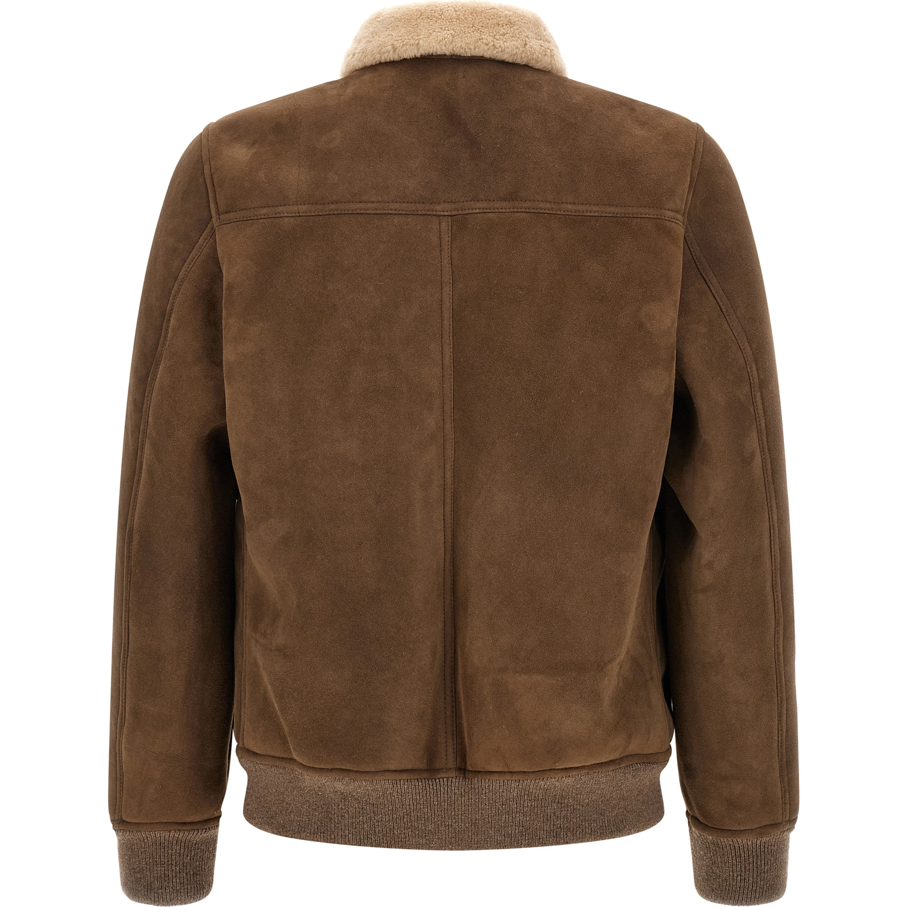 Brown Wool Bomber