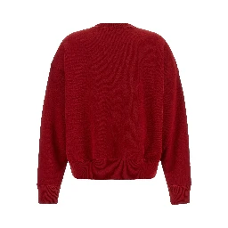 Red Cotton Sweatshirt