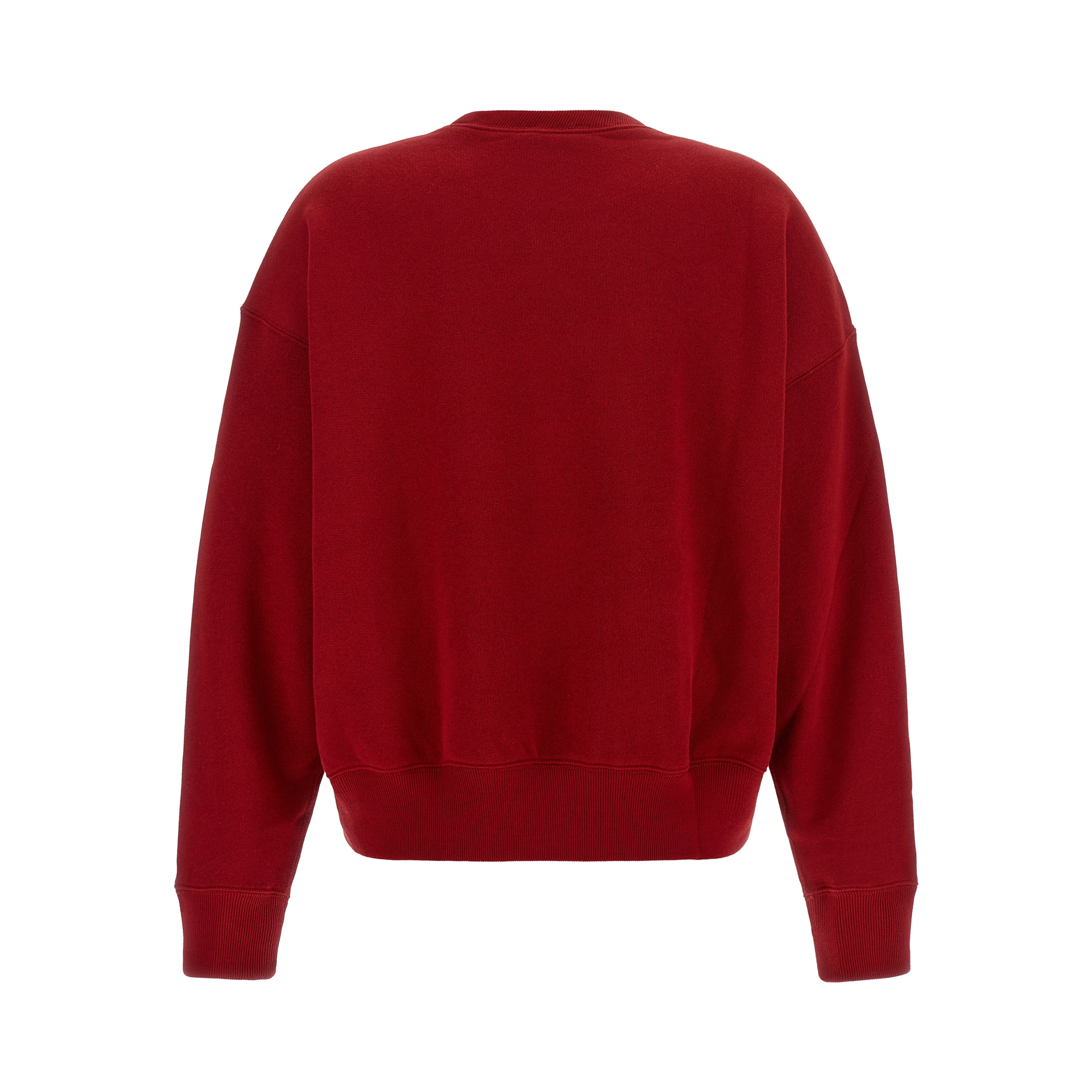 Red Cotton Sweatshirt