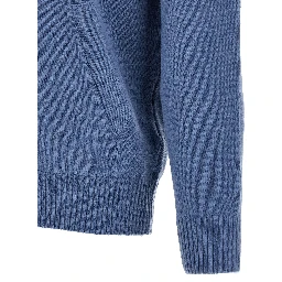 Blue Wool Cardigan
