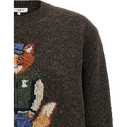 Brown Wool Cardigan
