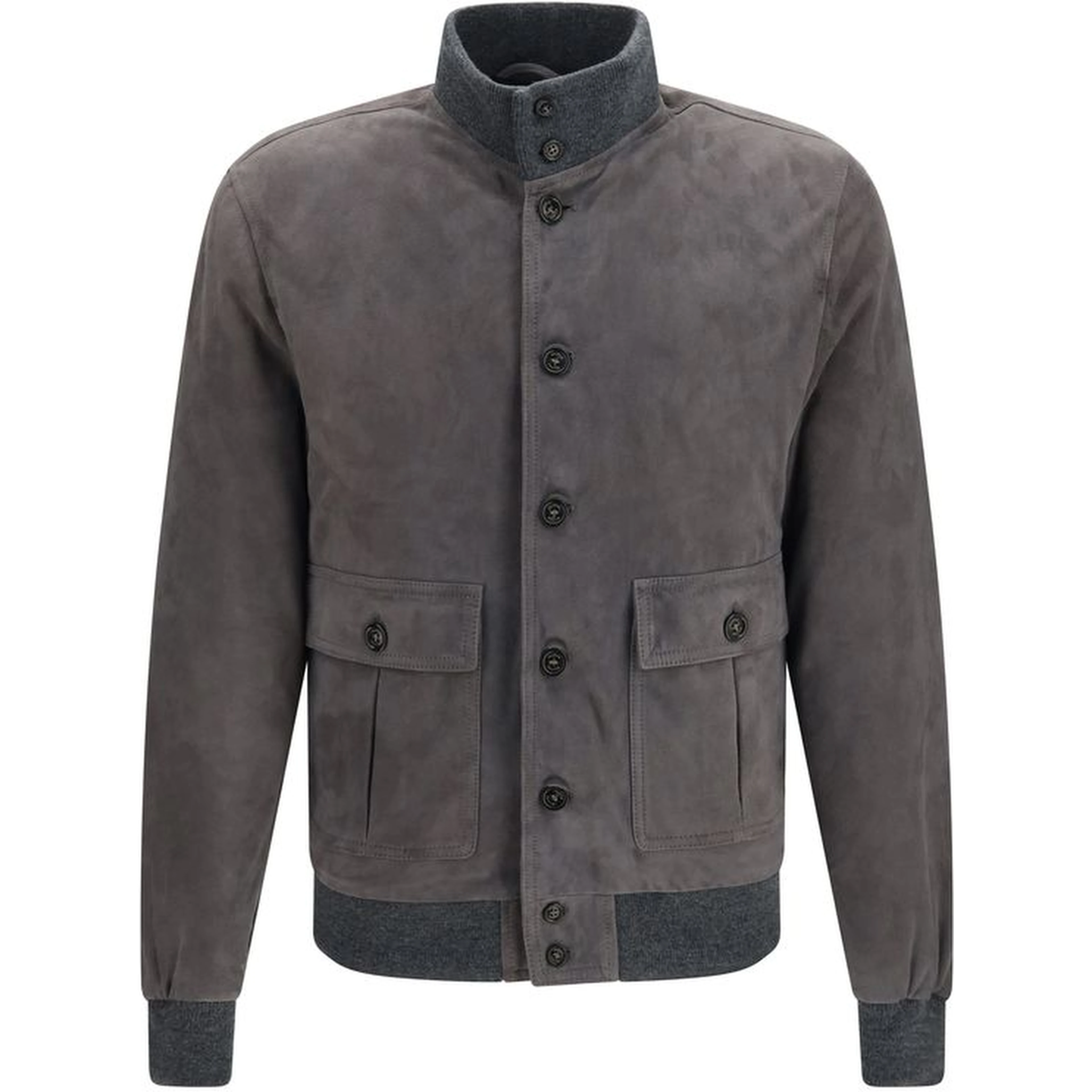 Brown Calf Leather Bos Taurus Bomber