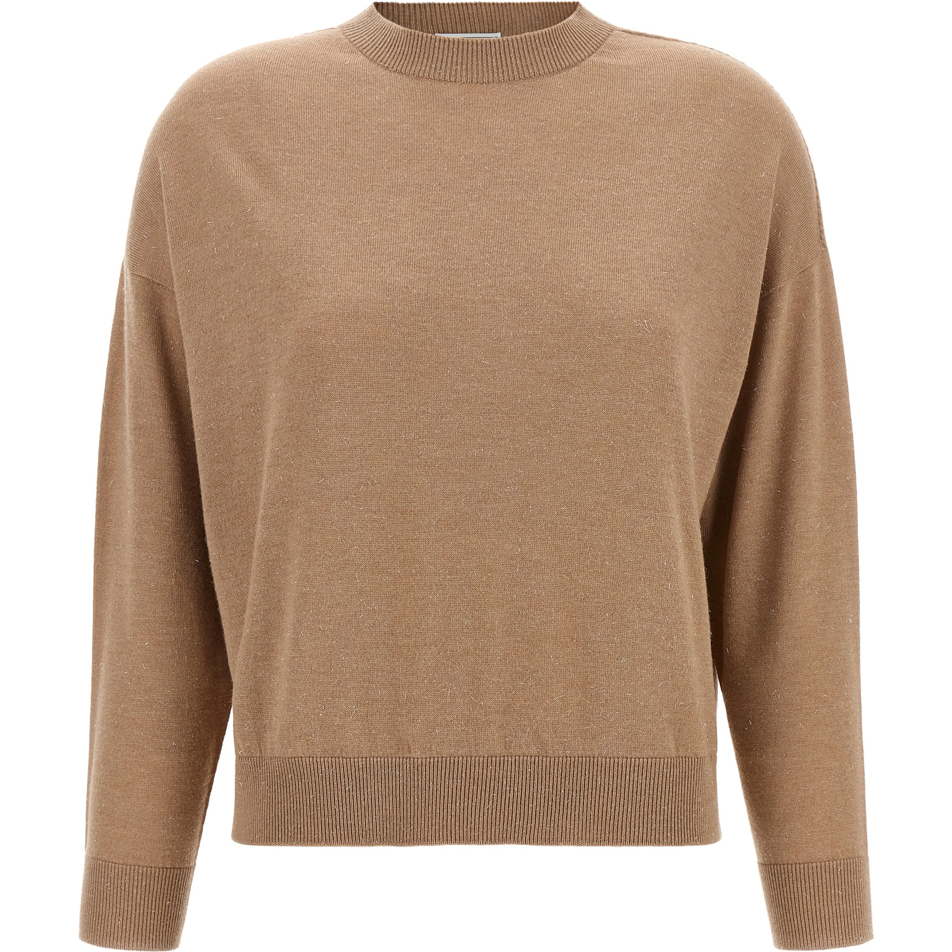Beige Virgin Wool Cardigan