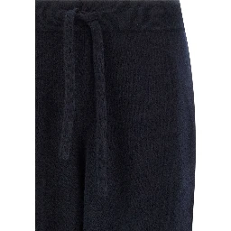 Blue Merino Wool Joggers (Workout Pants)