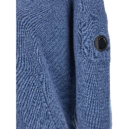 Blue Wool Cardigan