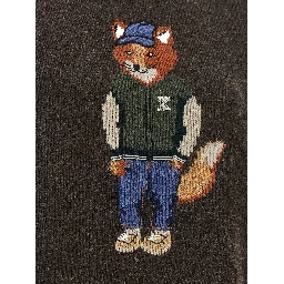 Brown Wool Cardigan