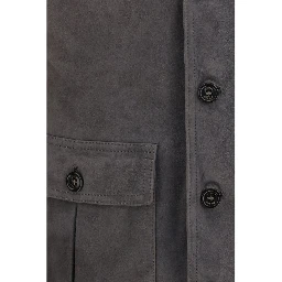 Brown Calf Leather Bos Taurus Bomber