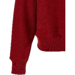 Red Cotton Sweatshirt