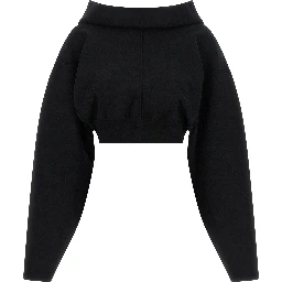 Black Viscose Sweatshirt