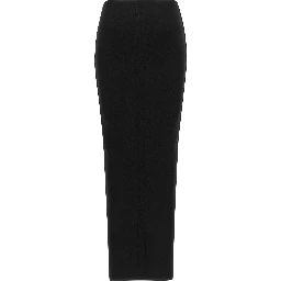 Black Viscose Mini Skirt