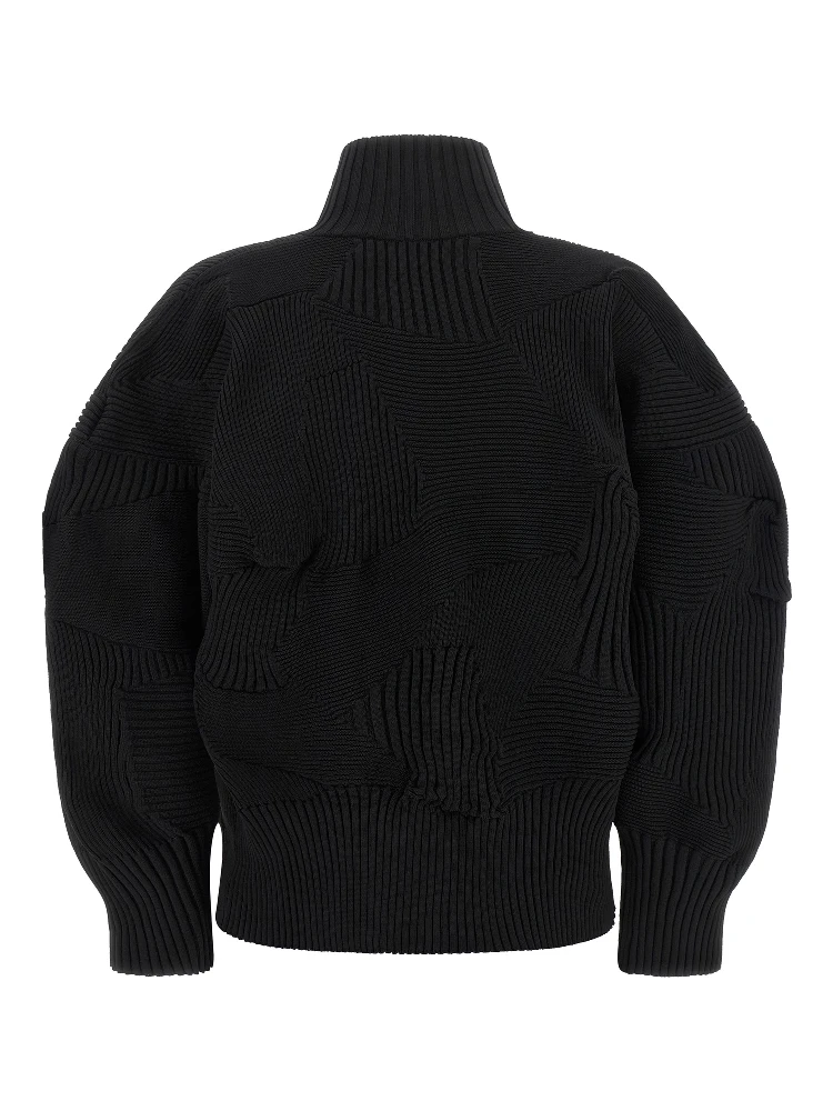 Black Polyester Full-Length Jacket alternative