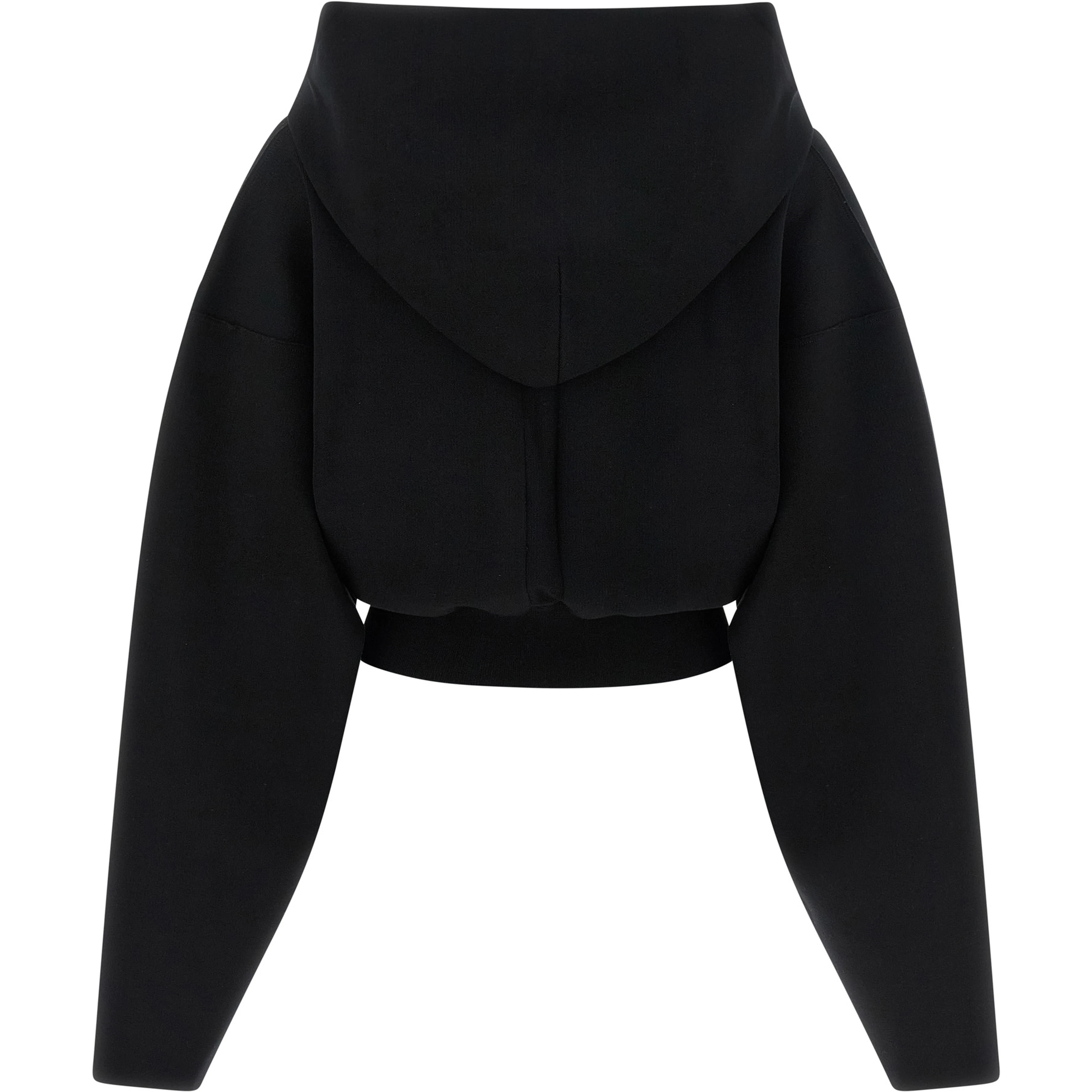 Black Viscose Sweatshirt