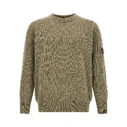 Bicolor Wool Cardigan