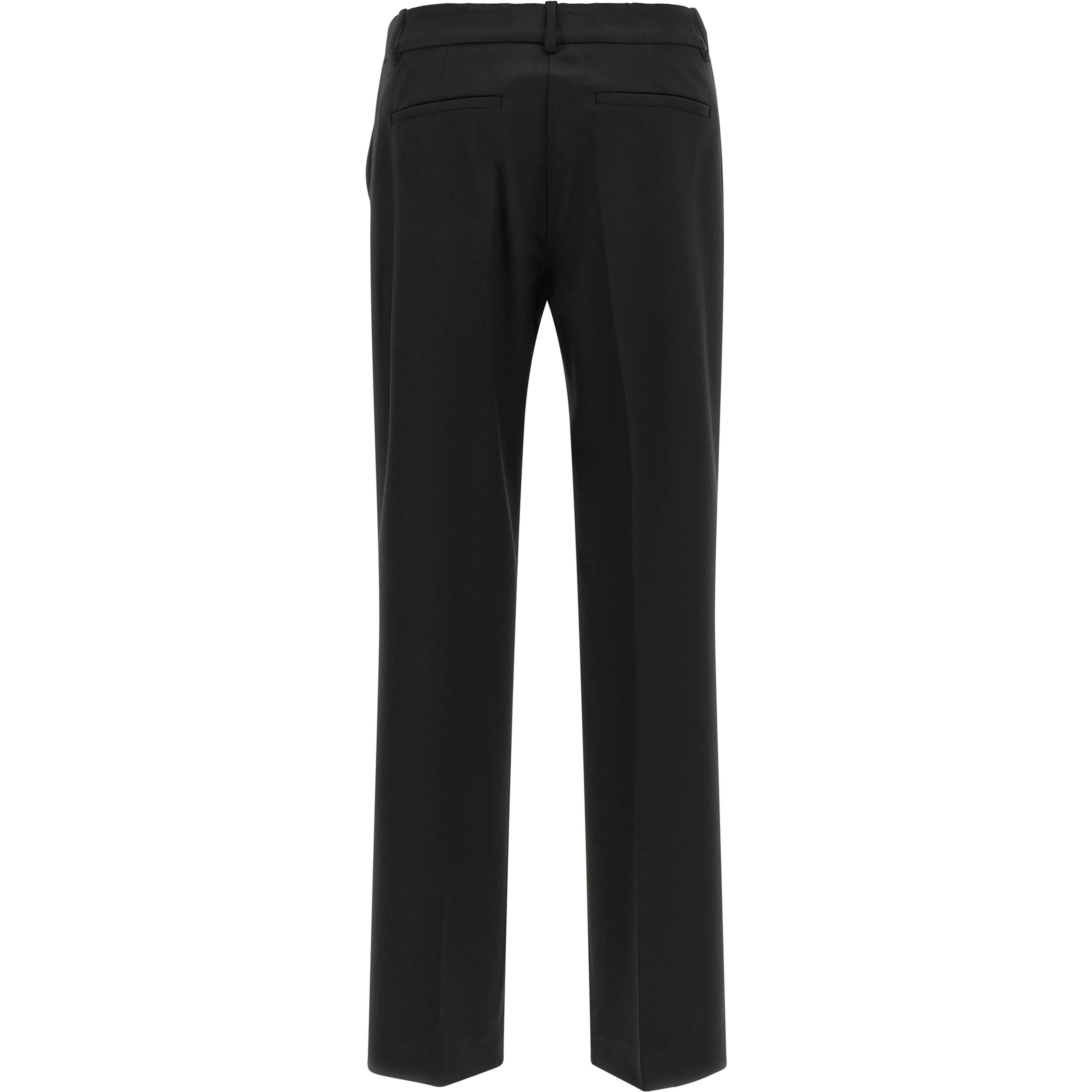 Black Virgin Wool Dress Pants