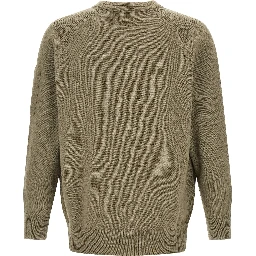 Bicolor Wool Cardigan